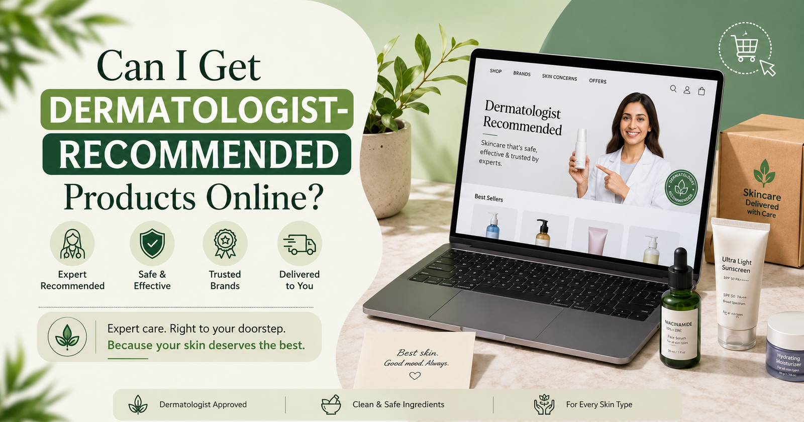 Can I Get Dermatologist-Recommended Products Online?
